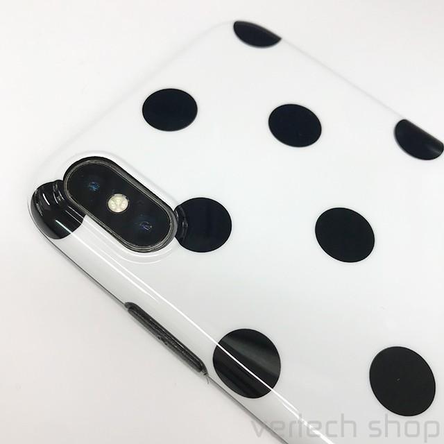 【早い者勝ち】ドット柄のiPhoneケース モノトーン 黒白 水玉模様 丸 ブラック ホワイト スマホカバー iPhone 6Plus emilystyle｜vertech-shop｜06