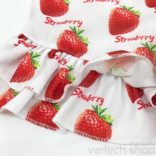 イチゴの可愛いワンピース❤️850円から70０円にお値下げです^_^ 在庫処分品でお買い得♪】イチゴ柄キャミワンピ＆タンクトップ