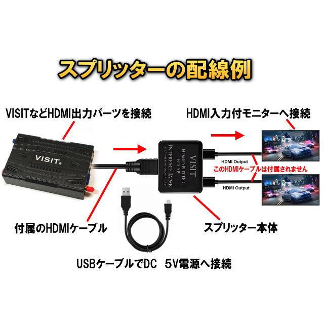 ELA-SP 2分岐 スプリッター HDMI HDMI信号 分配器 HDMI分配器　VISIT ELA-H2 |  | 01