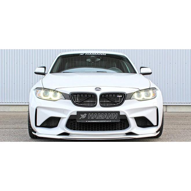 HAMANN ハーマン BMW 2シリーズ F87 フロントリップ カーボンブラック Carbon Black |  | 01