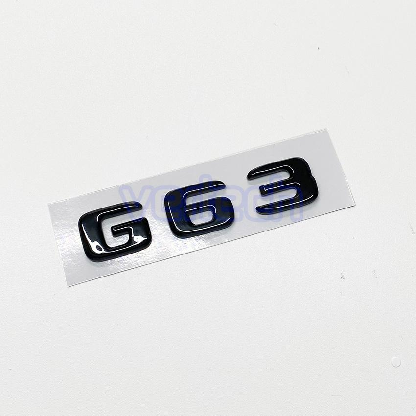 BENZ W463A W464 W465 G63 トランク エンブレム シルバー マットブラック グロスブラック 銀 黒 艶 Gクラス ゲレンデ 社外品 AMG ベンツ |  | 02