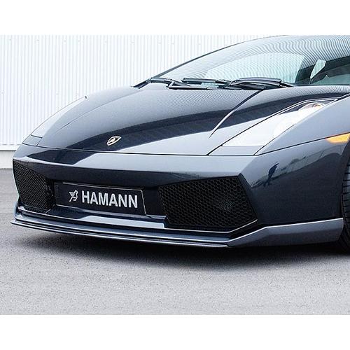 HAMANN ランボルギーニ ガヤルド フロントリップスポイラー ファイバー 