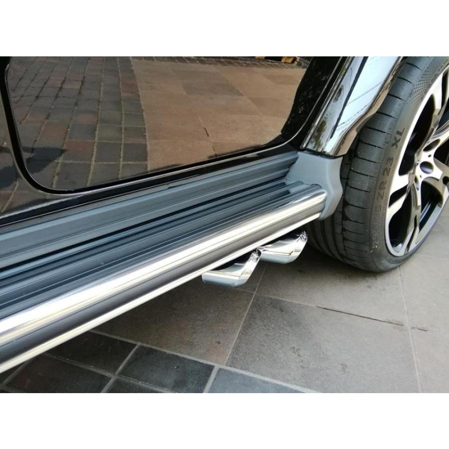 正規品 Lorinser BENZ W463A W464 ロリンザー リアマフラーエンド 左右 