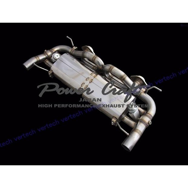 POWERCRAFT アストンマーチン DB9 エキゾーストマフラーシステム バルブ付 可変マフラー チタンテール  パワークラフト ASTON | 