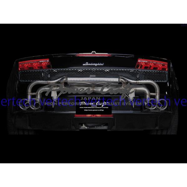 POWERCRAFT LAMBORGHINI GALLARDO /SPYDER LP550 LP560 LP570 （2008〜） エキゾーストバルブ付 可変マフラー パワークラフト ランボルギーニ ガヤルド |  | 01