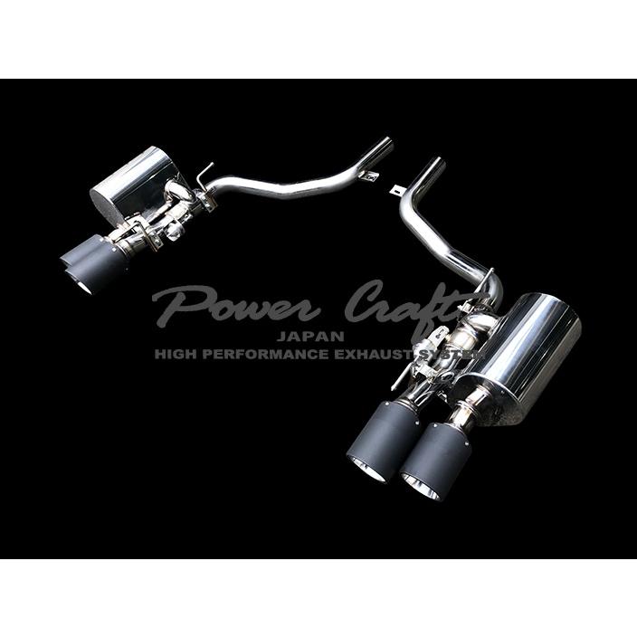 本日迄　マセラティギブリ用パワークラフト可変マフラー・ベルトッキセンターマフラー POWERCRAFT MASERATI Ghibli 2017.11〜 エキゾーストバルブ付 可変