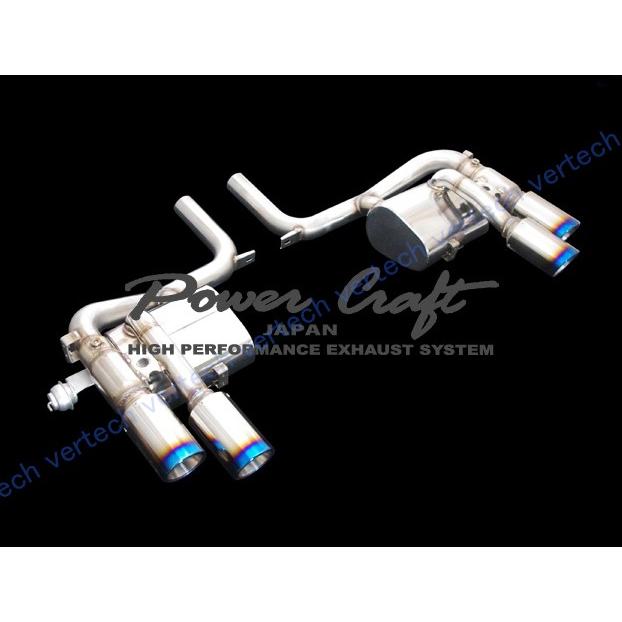 POWERCRAFT MASERATI QUATTROPORTE 2004.5〜2008.9 バルブ付 可変リアマフラー クアトロポルテ 前期 マセラティ パワークラフト |  | 01