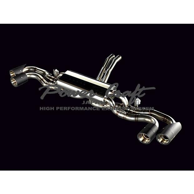 POWERCRAFT LAMBORGHINI URUS エキゾーストバルブ付 可変マフラー チタンテール パワークラフト ウルス | 