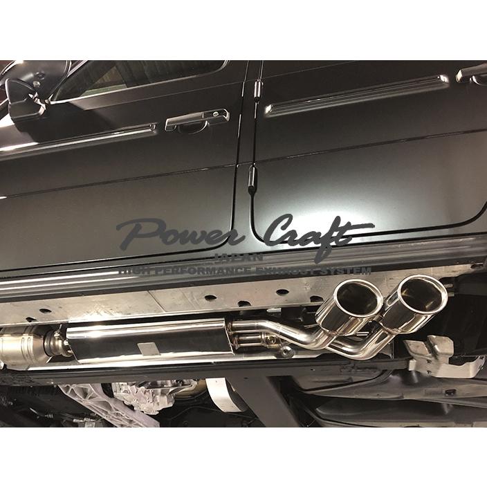 POWERCRAFT BENZ W463A W464 G63 AMG ハイブリッドエキゾースト