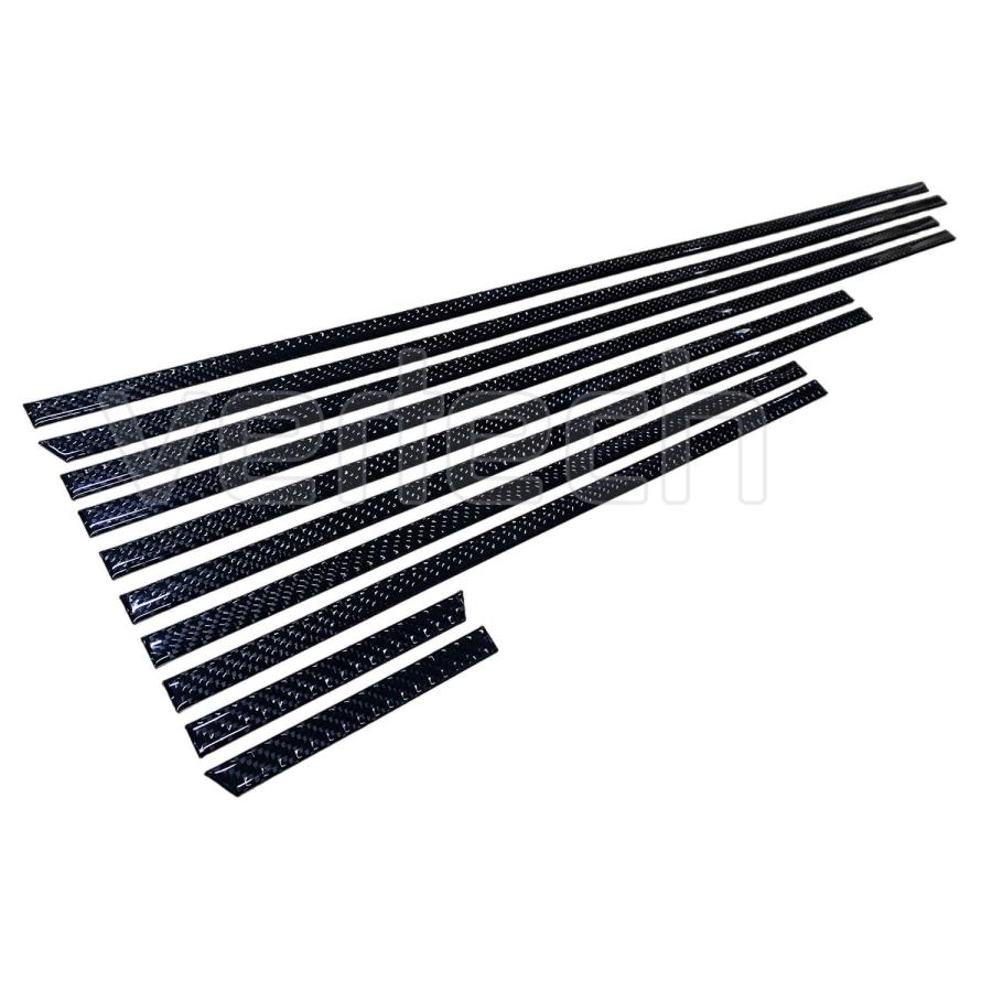 BENZ W465 W463A W464 W463 Gクラス ブラック 黒 カーボン サイドモール 左右セット 10PCS AMG G63 G65 G55 G350d G400d G550 ベンツ ゲレンデ |  | 04