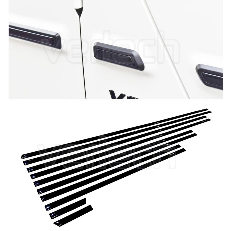 BENZ W465 W463A W464 W463 Gクラス ブラック 黒 カーボン サイドモール 左右セット 10PCS AMG G63 G65 G55 G350d G400d G550 ベンツ ゲレンデ |  | 05