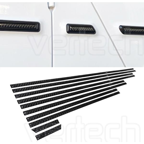 BENZ W465 W463A W464 W463 Gクラス ブラック 黒 カーボン サイドモール 左右セット 10PCS AMG G63 G65 G55 G350d G400d G550 ベンツ ゲレンデ |  | 06