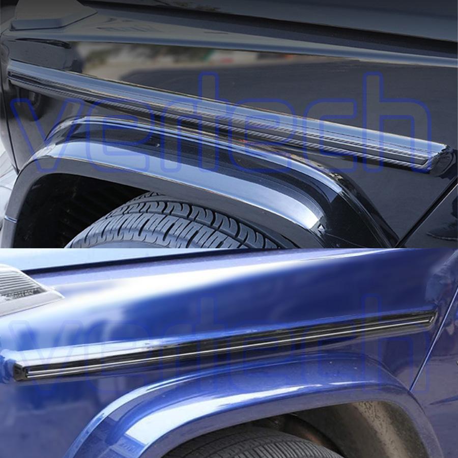 BENZ W463A W464 Gクラス ブラック 黒 カーボン サイドモールカバー 左右セット 10PCS AMG G63 G350d G400d G550 ベンツ ゲレンデ |  | 03
