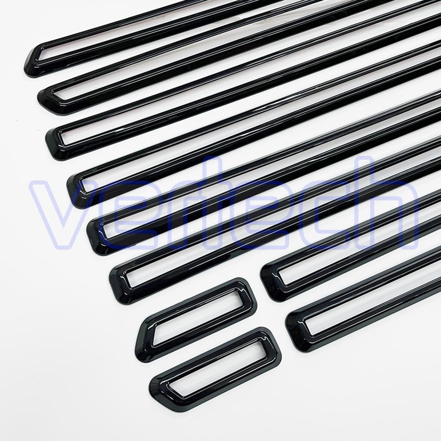 BENZ W463A W464 Gクラス ブラック 黒 カーボン サイドモールカバー 左右セット 10PCS AMG G63 G350d G400d G550 ベンツ ゲレンデ |  | 04