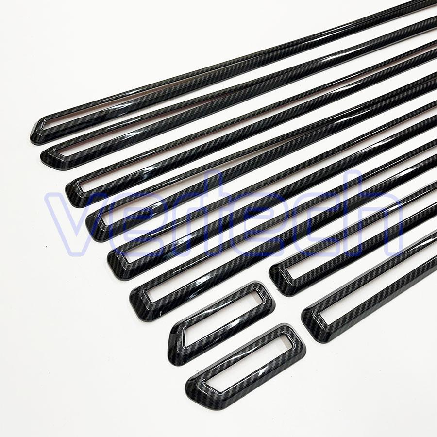 BENZ W463A W464 Gクラス ブラック 黒 カーボン サイドモールカバー 左右セット 10PCS AMG G63 G350d G400d G550 ベンツ ゲレンデ |  | 05