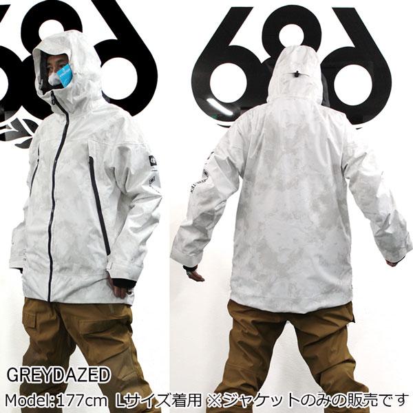 新品未使用！ 予約 スノー ウエア 23-24 686 ロクハチロク GORE-TEX HYDRASTASH SYNC JACKET ゴアテックスハイドラスタッシュシンクジャケット 23-24-JK-686 【OCQ1112957375】(40494円)