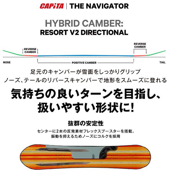スノーボード 板 24-25 CAPITA キャピタ THE NAVIGATOR スノーボード 板 24-25 CAPITA キャピタ THE NAVIGATOR