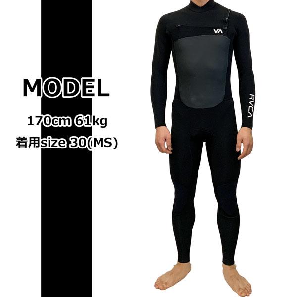 RVCAルーカフルスーツウェットスーツ3/2mmメンズ M サイズ相応