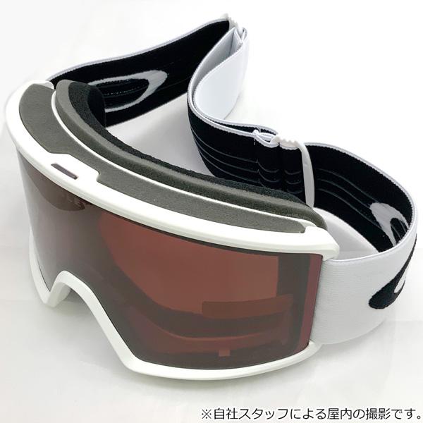 スキー スノーボード ゴーグル 23-24 OAKLEY オークリー TARGET LINE L ターゲットラインエル MATTE WHITE PRIZM DARK GREY 23-24-GG-OAK｜vertex73｜04