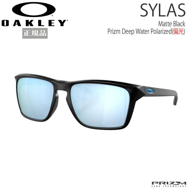 オークリー 偏光 サングラス Polarized オークリー サイラス Oakley Sylas 偏光 Matte スポーツアクセサリー Deep Oo9448 2757 Black