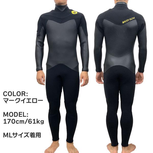 ウエットスーツ セミドライ ボディグローブ 23-24 BODY GLOVE ロング 