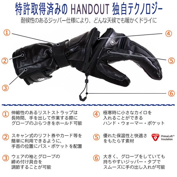 スキー スノーボード グローブ 23-24 HANDOUT GLOVES ハンド スキー スノーボード グローブ 23-24 HANDOUT GLOVES ハンド