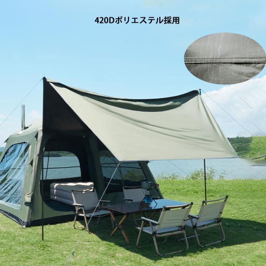 エアーテント インフレータブルテント 空気入れ付き TPUルーフ付き
