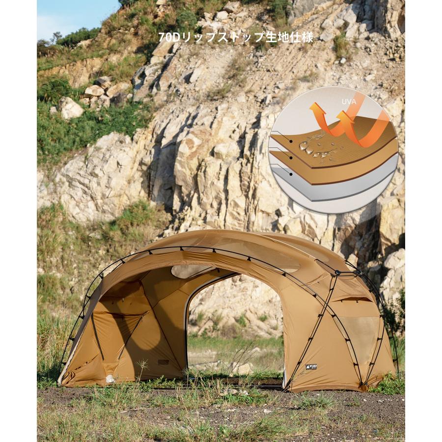 3fulgear beetle13 2.0 シェルター テント 大型シェルター 自立 3fulgear beetle13 2.0 シェルター テント 大型シェルター 自立