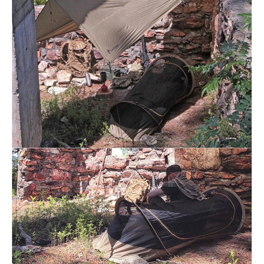 ポップアップテント 1人用 ソロ コット蚊帳 車中泊 蚊帳 インナー