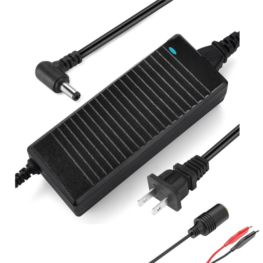 HOTOR クリーナー＆ AC/DCコンバーター＆シガーソケット 4連ソケット DC変換アダプター 12V 10A 120W DC 電源変圧器 コンバーター 車載用