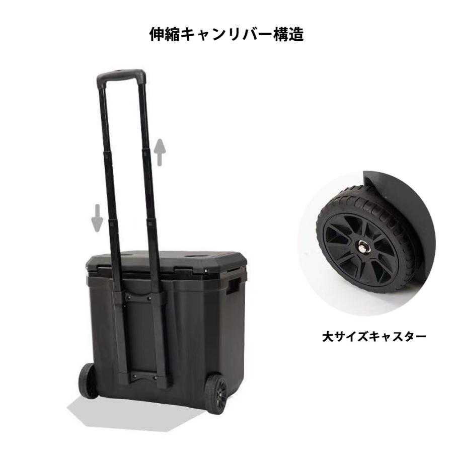 Mountainhiker 36L/38QT大容量クーラーボックス キャスター付き 快進