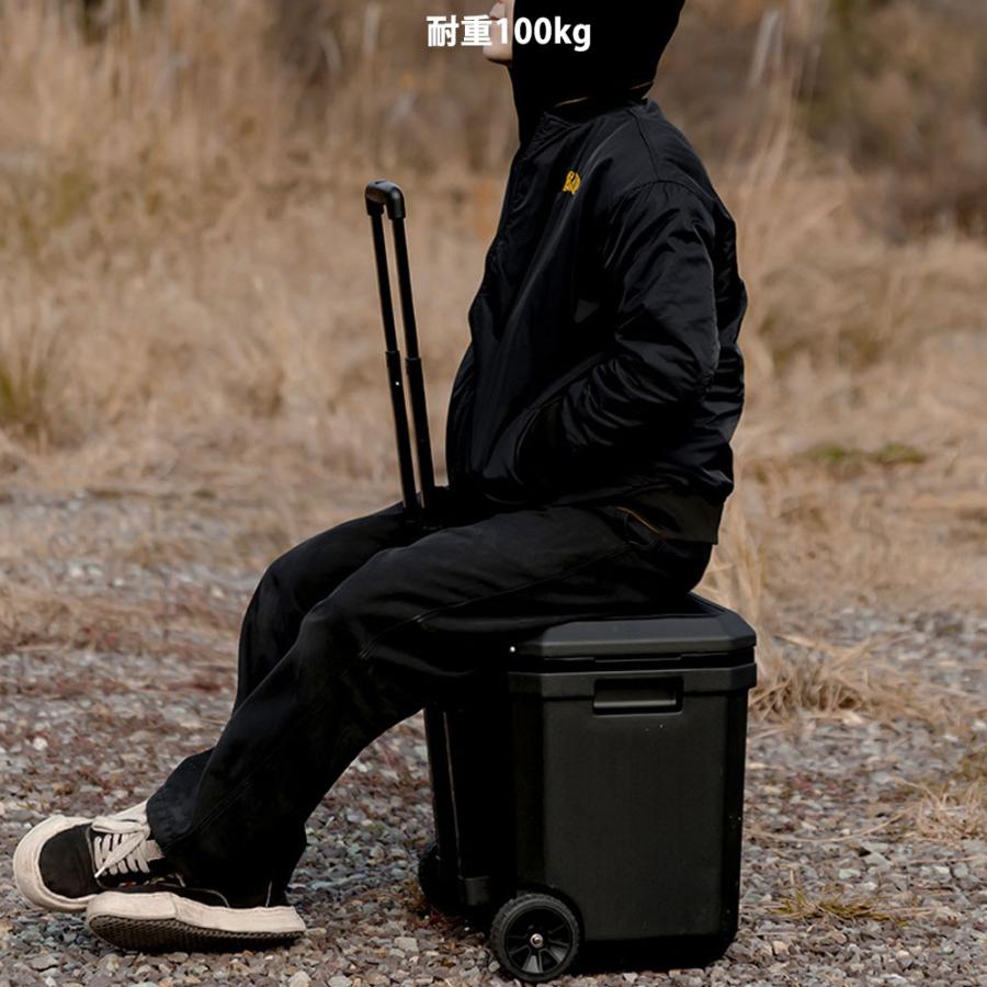 Mountainhiker 36L/38QT大容量クーラーボックス 　キャスター付き　快進キャリーバ　簡易テーブル　軽量 多機能冷蔵庫 冷凍庫 車用冷蔵庫 保温/冷凍/鮮度保持_5
