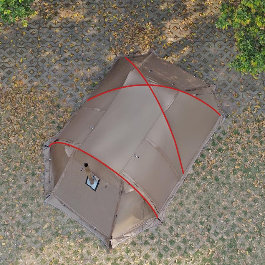 トンネルテント ツーリングテント ソロテント ツールームテント 煙突穴