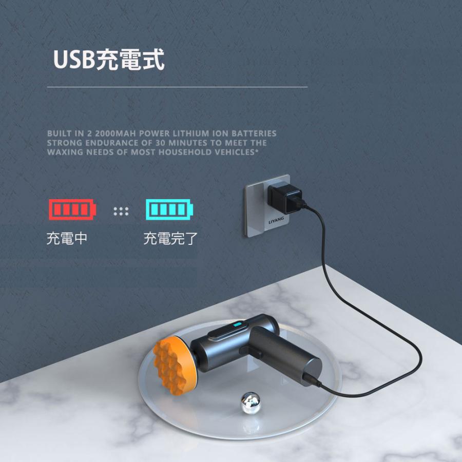 ミニポリッシャー 電動ポリッシャー 100V ポリッシャー コードレス ミニポリッシャー 電動ポリッシャー USB 充電