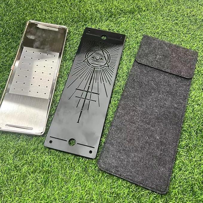 IGTテーブル用 折り畳み式ステンボックス 0.5ユニット天板付き IGTテーブル用 折り畳み式ステンボックス 0.5ユニット天板付き