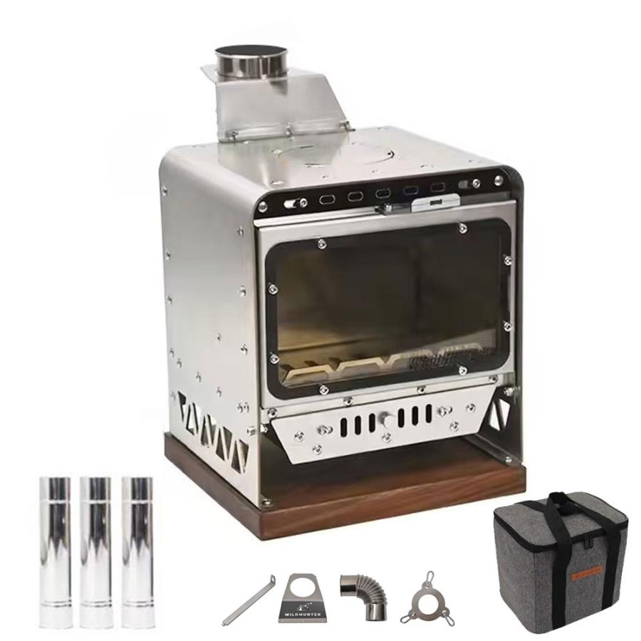 薪ストーブ ペレットストーブ 二次燃焼 テントストーブキャンプ 卓上薪