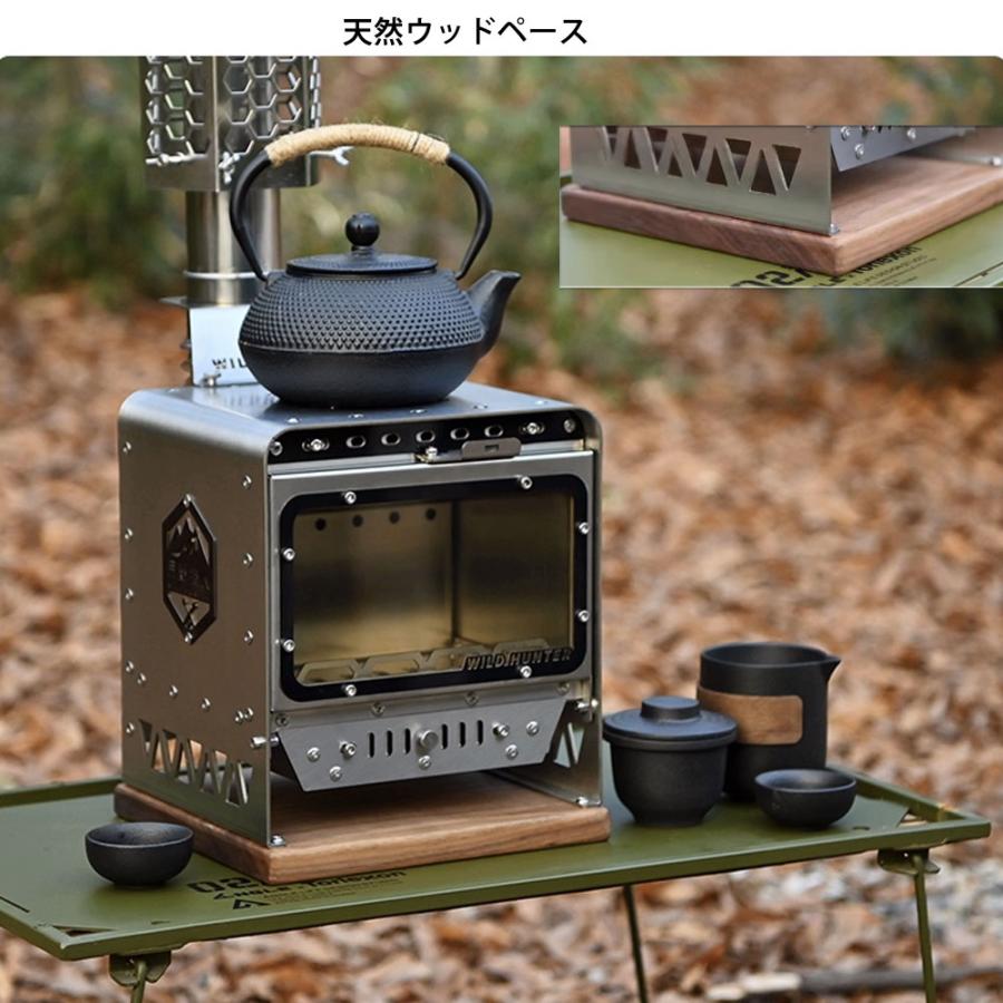 薪ストーブ ペレットストーブ 二次燃焼 テントストーブキャンプ 卓上薪