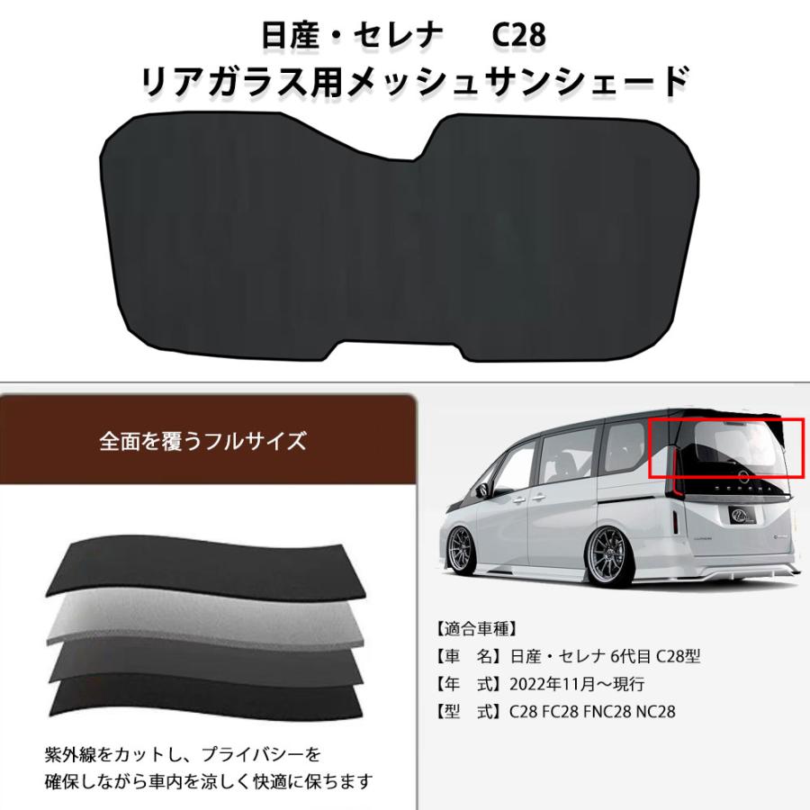 日産 セレナ C28型 C28 e-Power車 互換対応 メッシュ