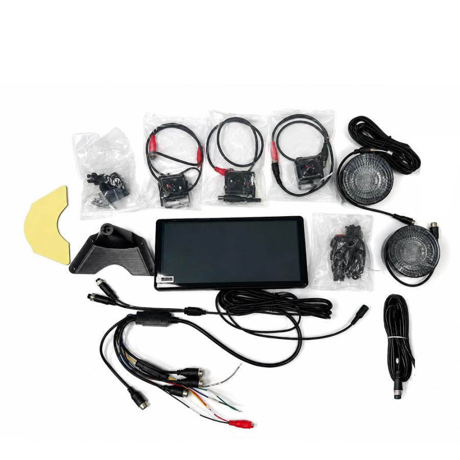 P11：バックモニター／ドライブレコーダー／CarPlay 10.36インチ バックモニター バックカメラモニターセット CarPlay