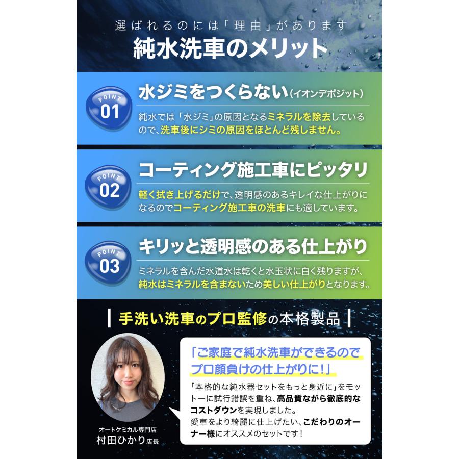 GARACORT ガラコート 純水器 切替ヘッド イオン交換樹脂セット