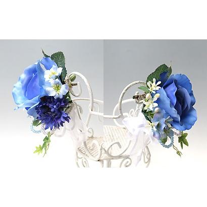 ブルーバラのコサージュ |  | 03