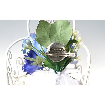 ブルーバラのコサージュ |  | 04