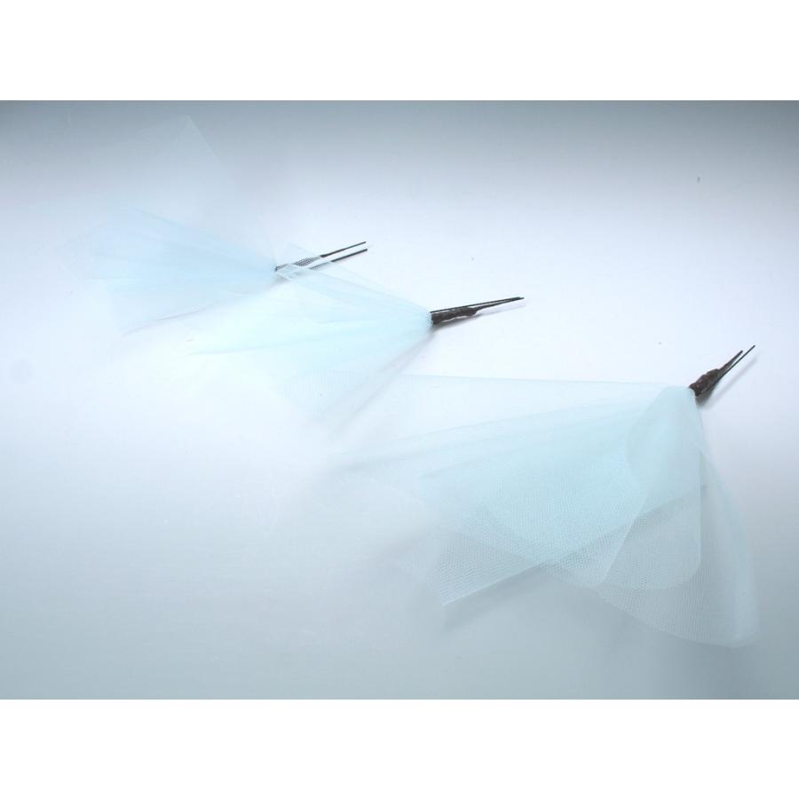 シルバー系でキラキラしたモダンな髪飾り（コームとUピンパーツ）：HA046 |  | 05