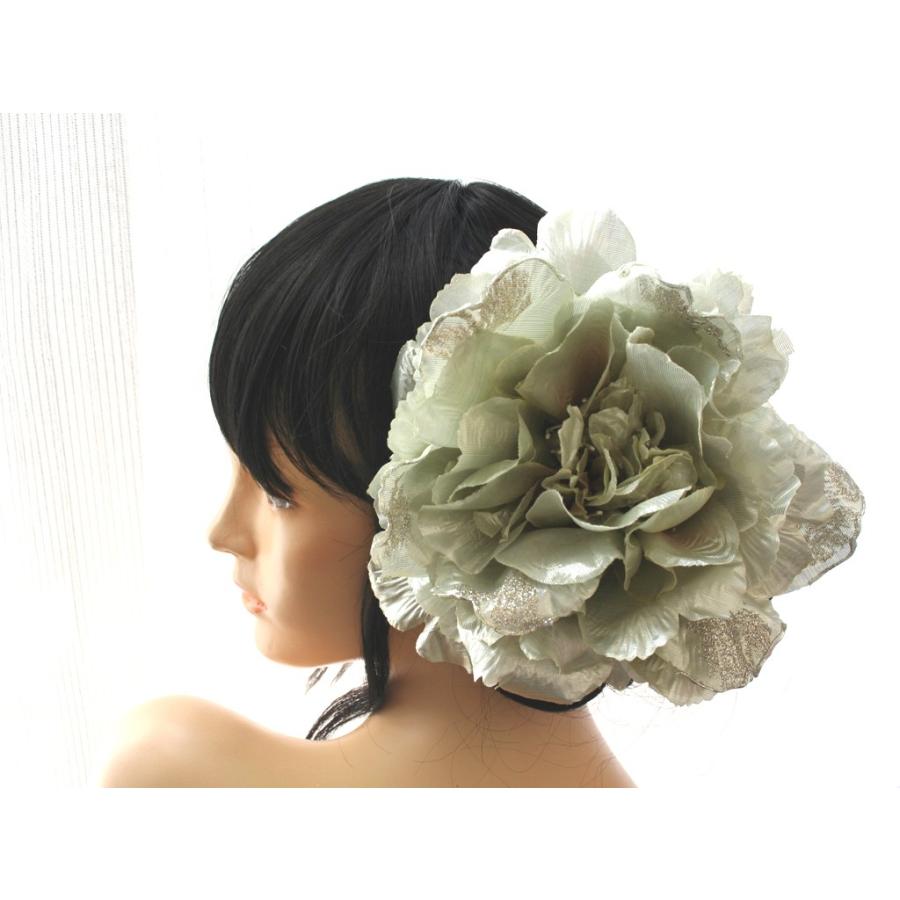 シルバー系でキラキラしたモダンな髪飾り（コームとUピンパーツ）：HA046 |  | 06