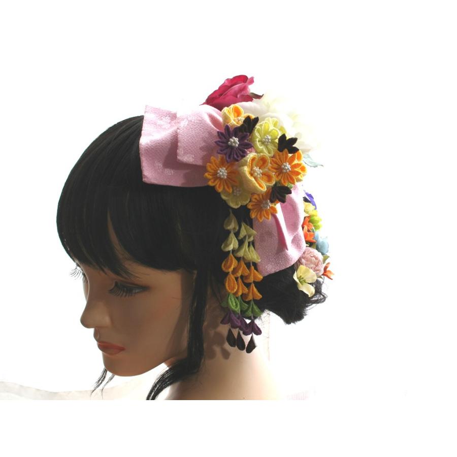 花ちりめんとピオニーとバラのパーツセット（18パーツ）：HA047 |  | 12