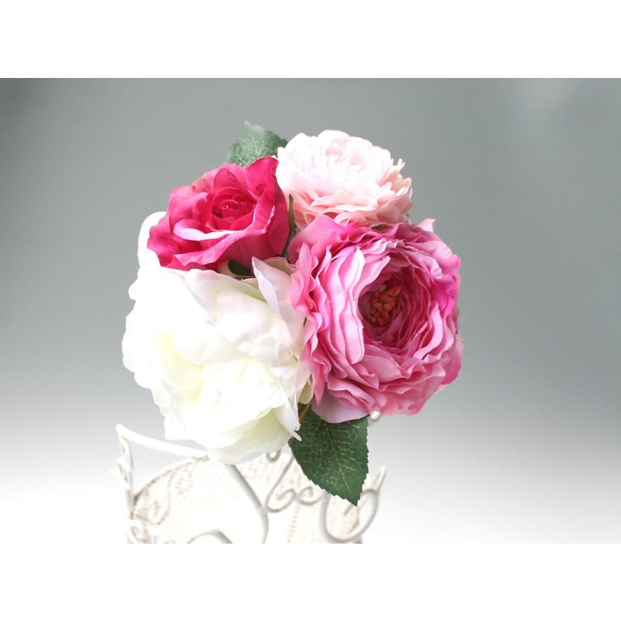 花ちりめんとピオニーとバラのパーツセット（18パーツ）：HA047 |  | 02