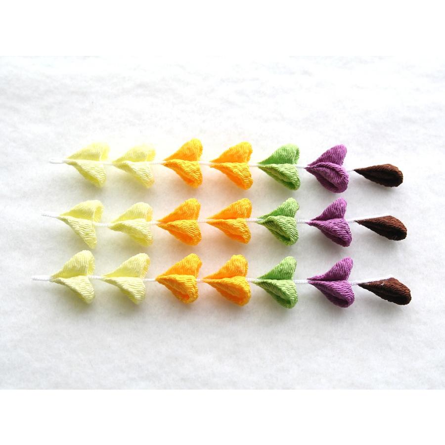 花ちりめんとピオニーとバラのパーツセット（18パーツ）：HA047 |  | 06