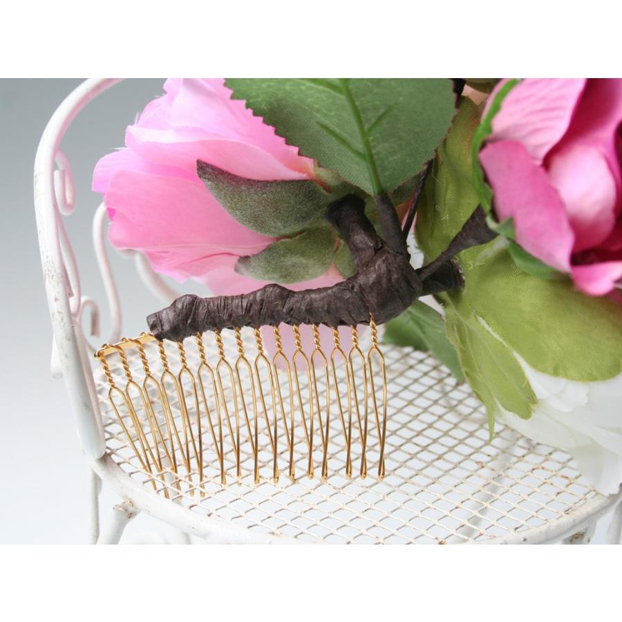 花ちりめんとピオニーとバラのパーツセット（18パーツ）：HA047 |  | 08