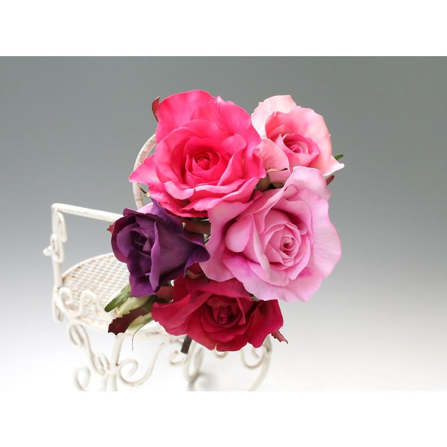 バラのパーツセットの髪飾り（19パーツ）：HA058 |  | 05