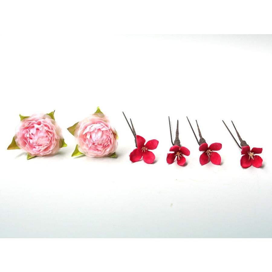 ピオニーとラナンキュラスとマムのパーツセット（９パーツ）：HA083 |  | 03